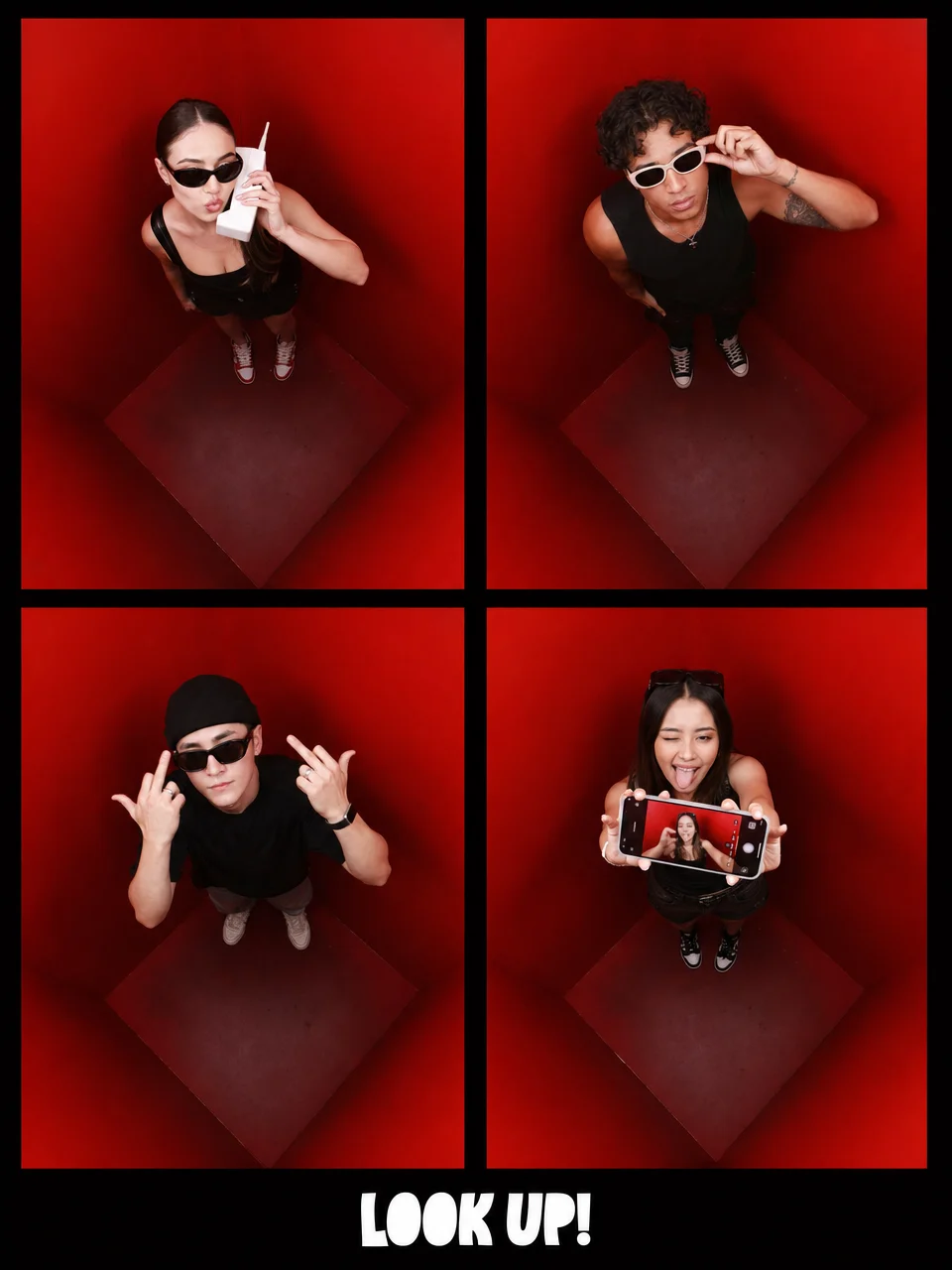 Red Experience Poses