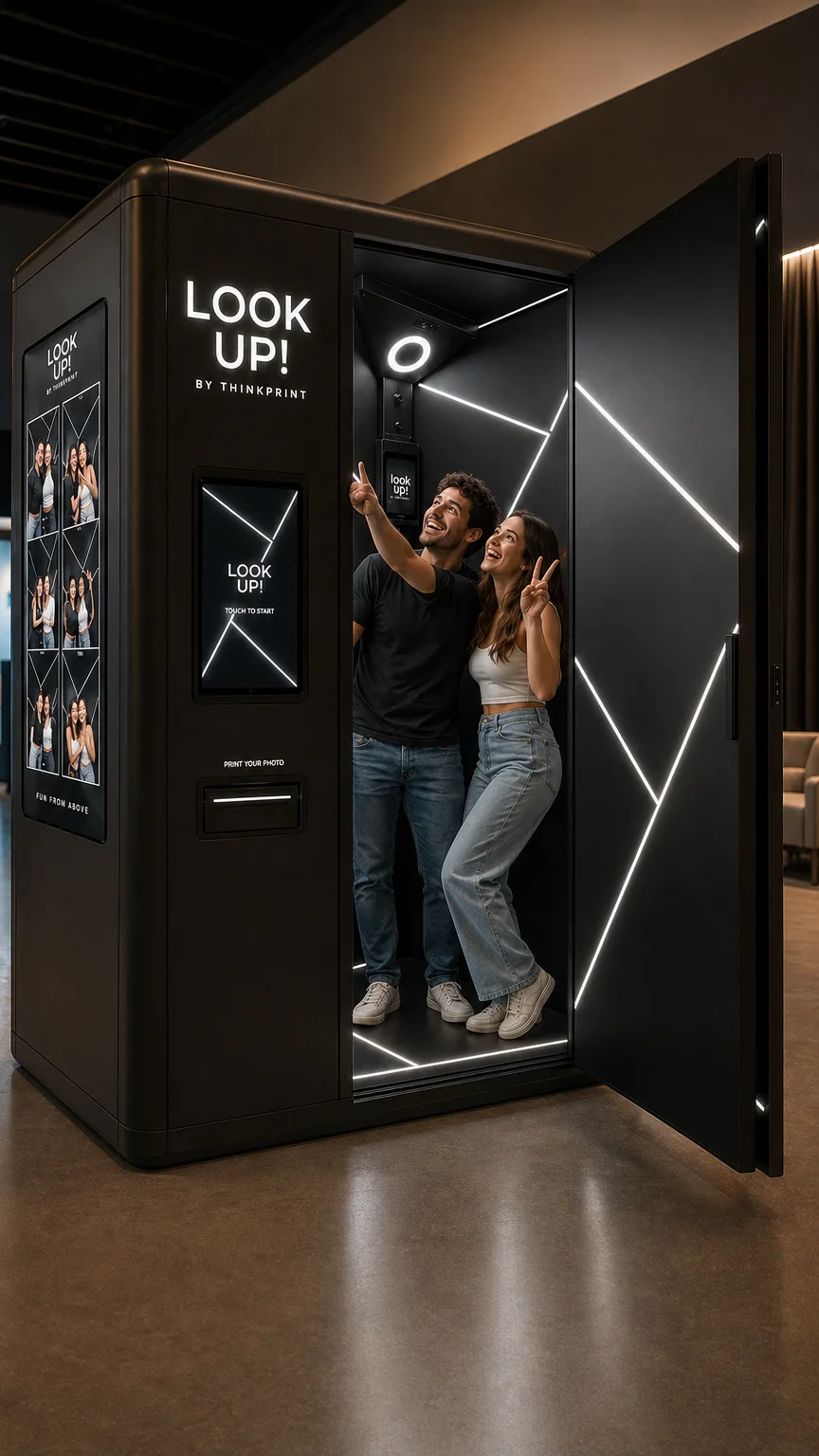 LOOK UP! Black LED Externo